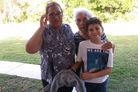 Family Visiting a Patient